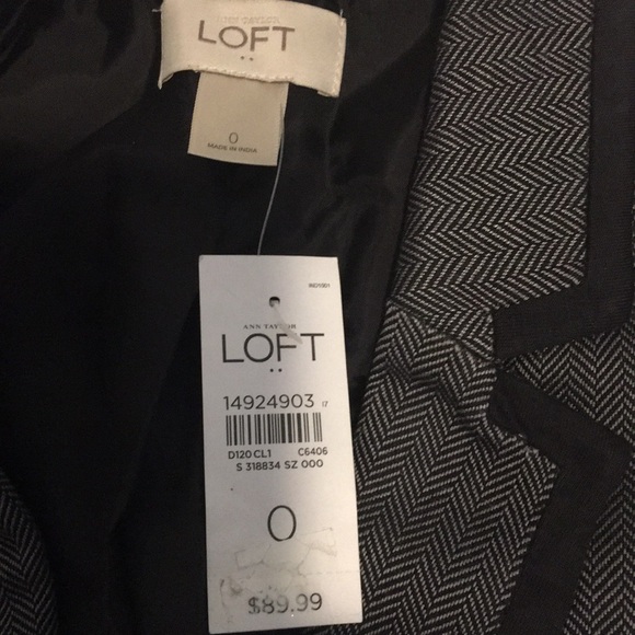 COPY - Ann Taylor LOFT Blazer Size 0 NWT Retail $89 - Picture 11 of 11
